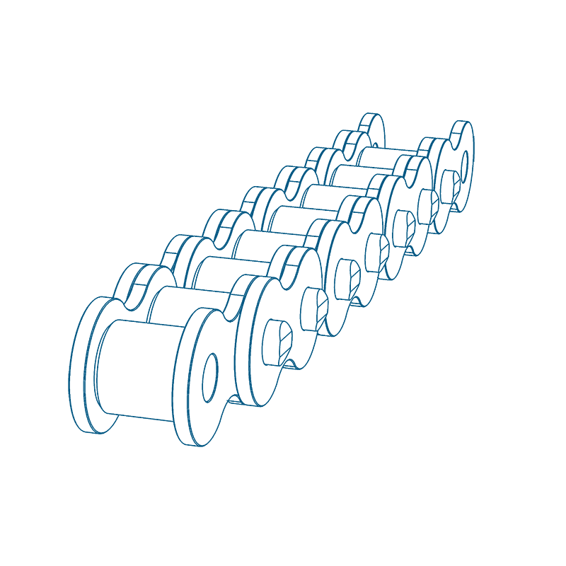 chain-wireframe-blue